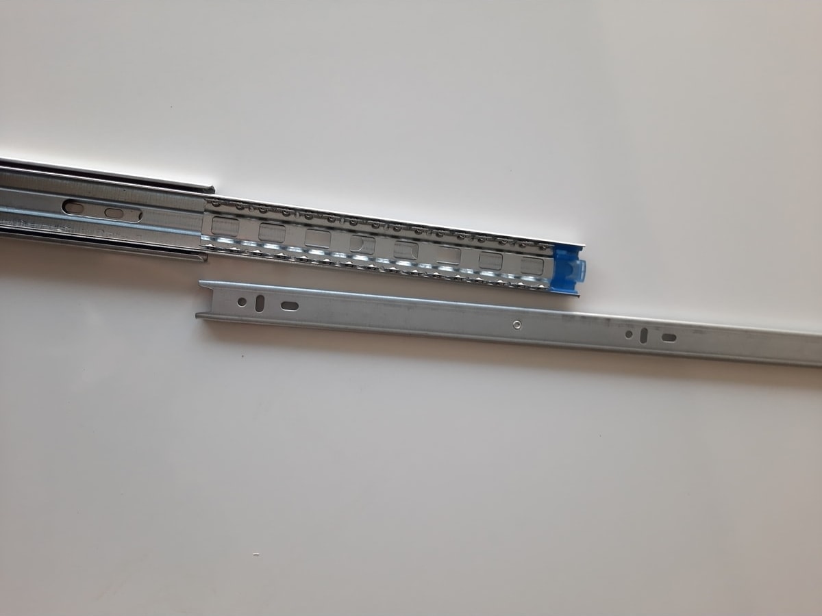 43 mm x 450 mm Teleskopik Ray Çekmece Rayı 1 Takım (2 Adet)