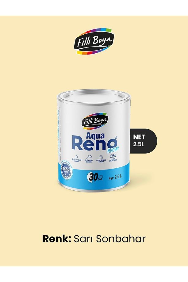 Aqua Reno Banyo 2.5 Lt Sarı Sonbahar