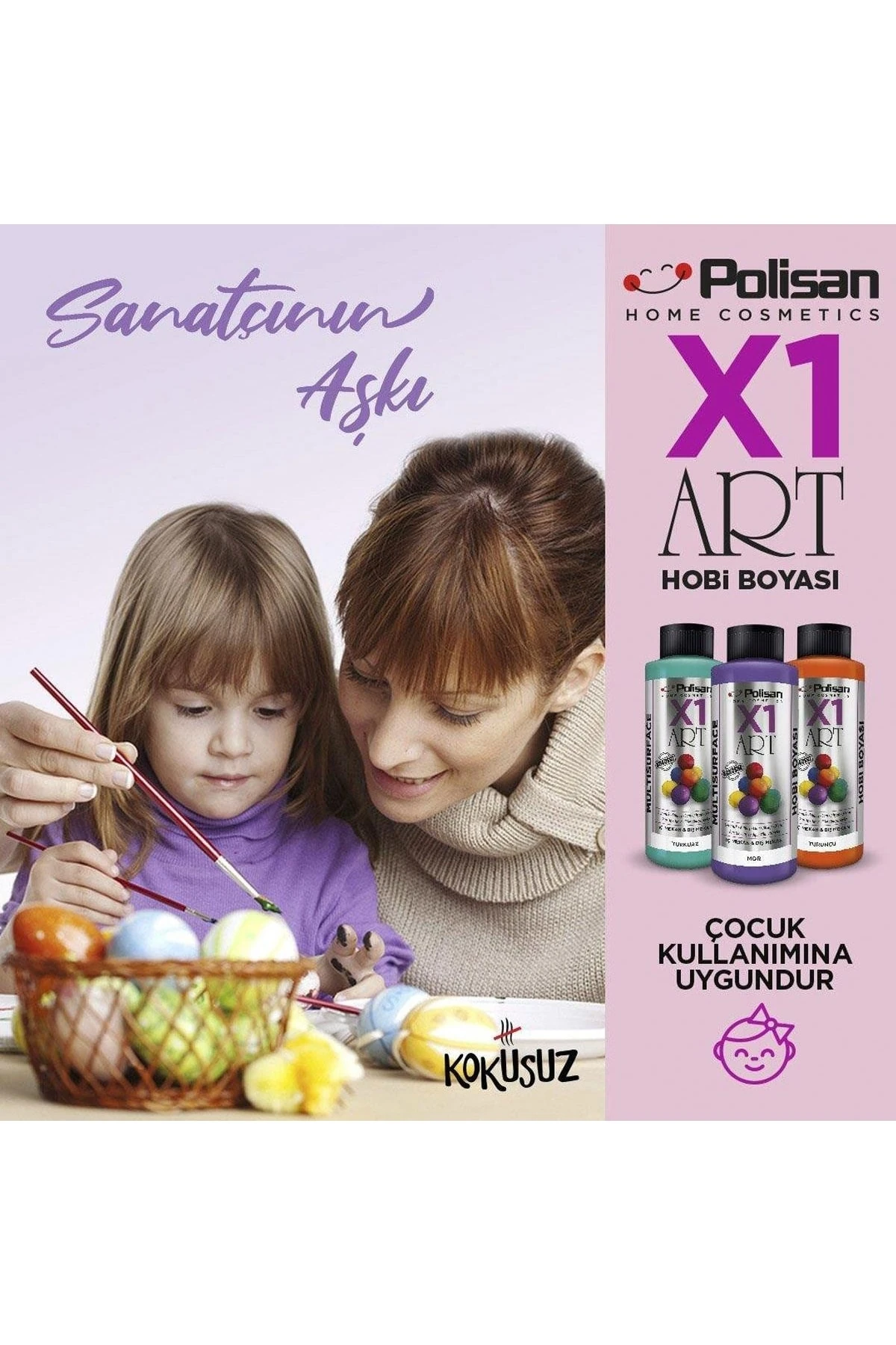 X1art Multisurface Hobi Boyası 500ml -0113 Altın(sedef)