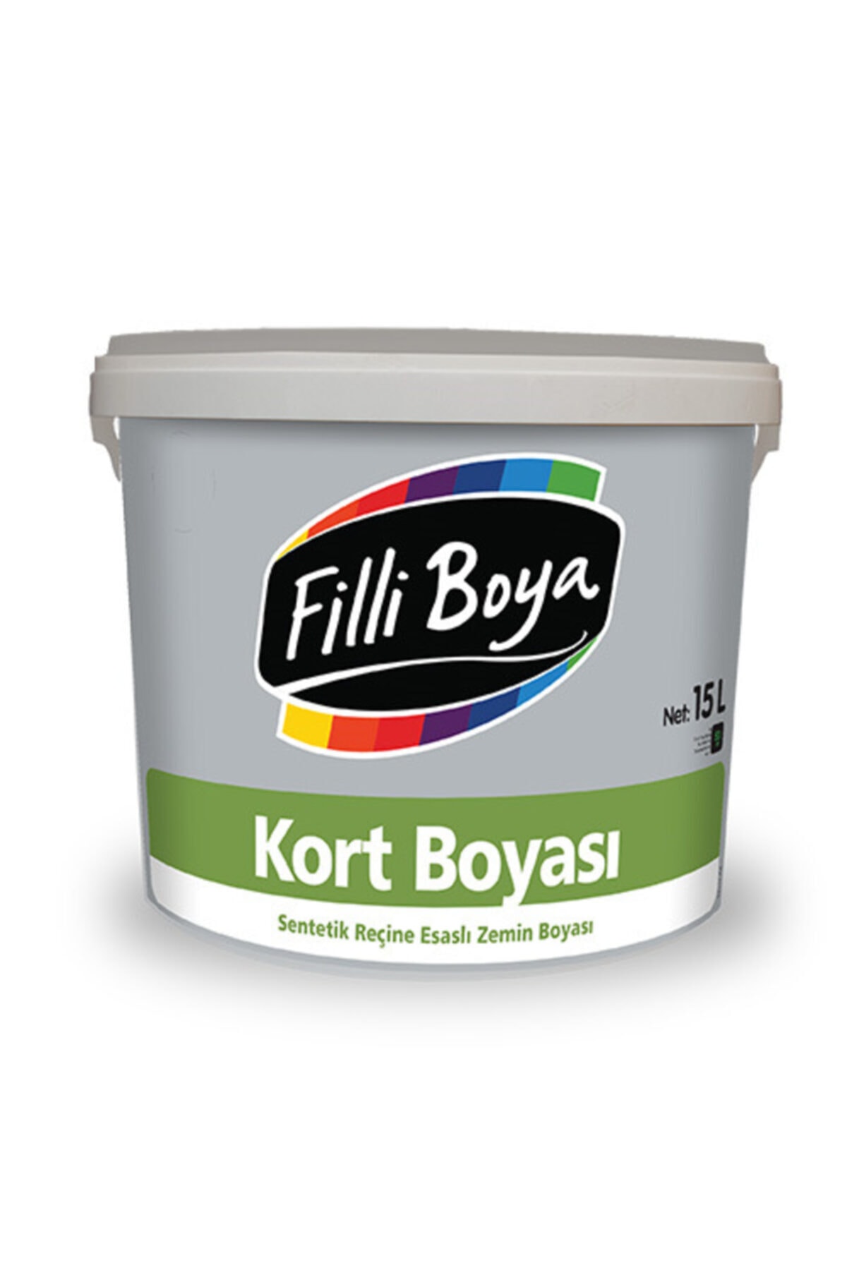 Tenis Kort Boyası 15 lt Beyaz