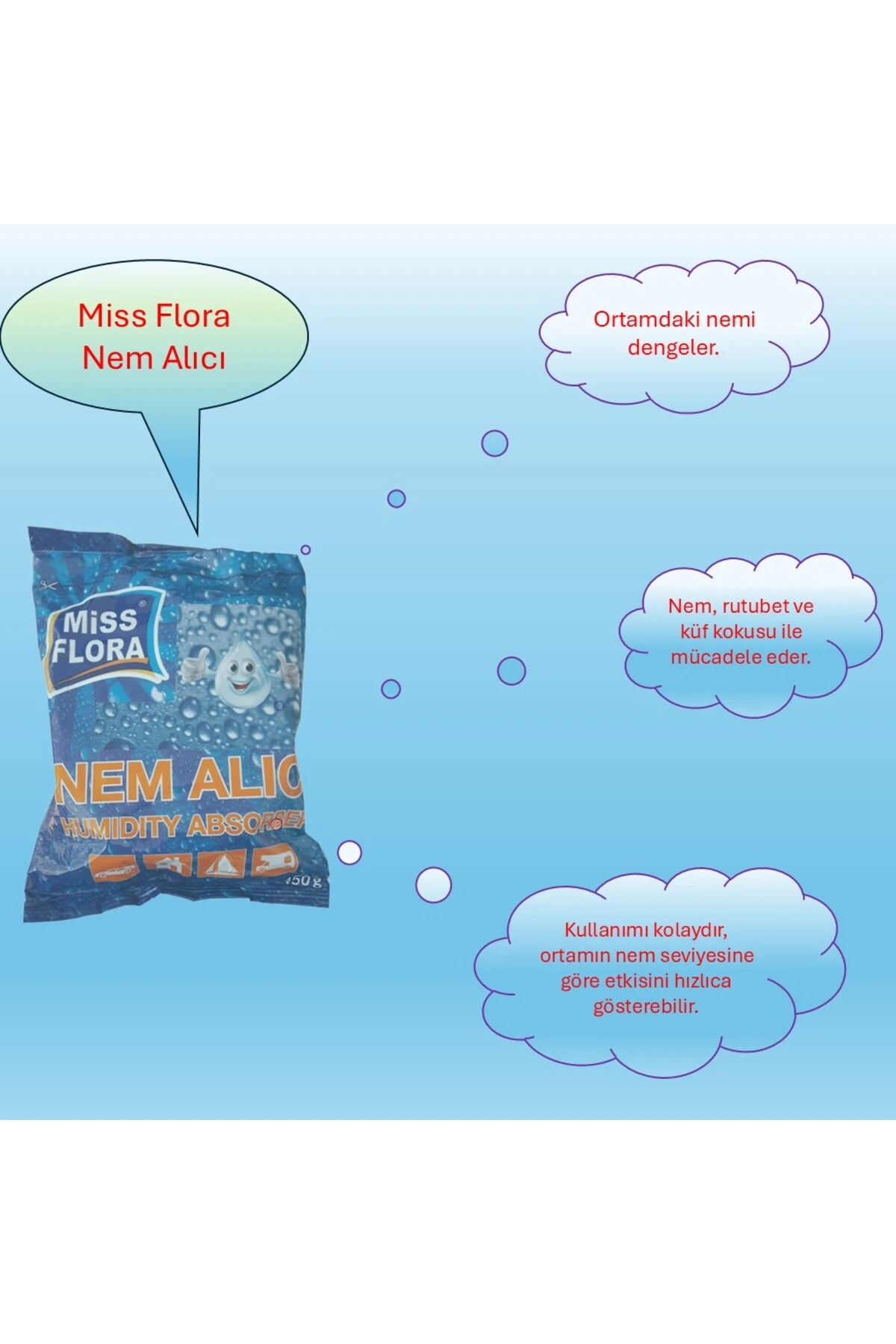 Nem Alıcı 450 G Yedek 5'li Paket