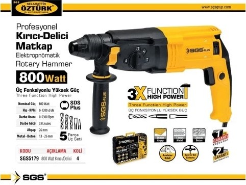 5179 Kırıcı Delici Matkap Hilti 800 Wat