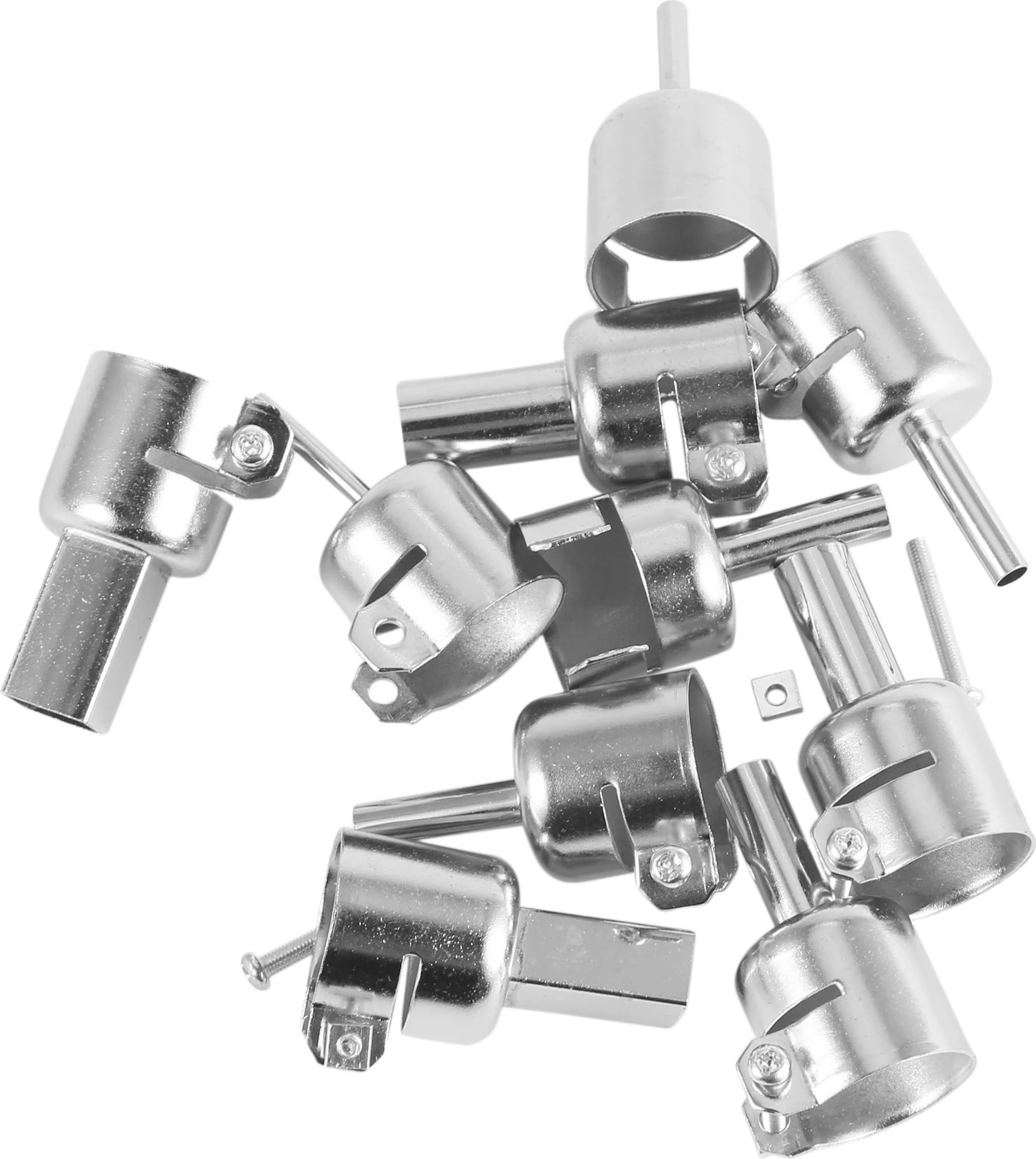 10 Adet Set Isı Aracı Nozulları Kitleri Sıcak Hava Lehimleme Istasyonu Tamir Araçları Isı Aracı Saç Kurutma Makinesi (Yurt Dışından)