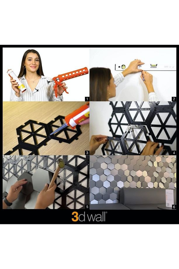 Norm 3 Boyutlu Dekoratif Duvar Paneli (-FÜME-) (1M2)