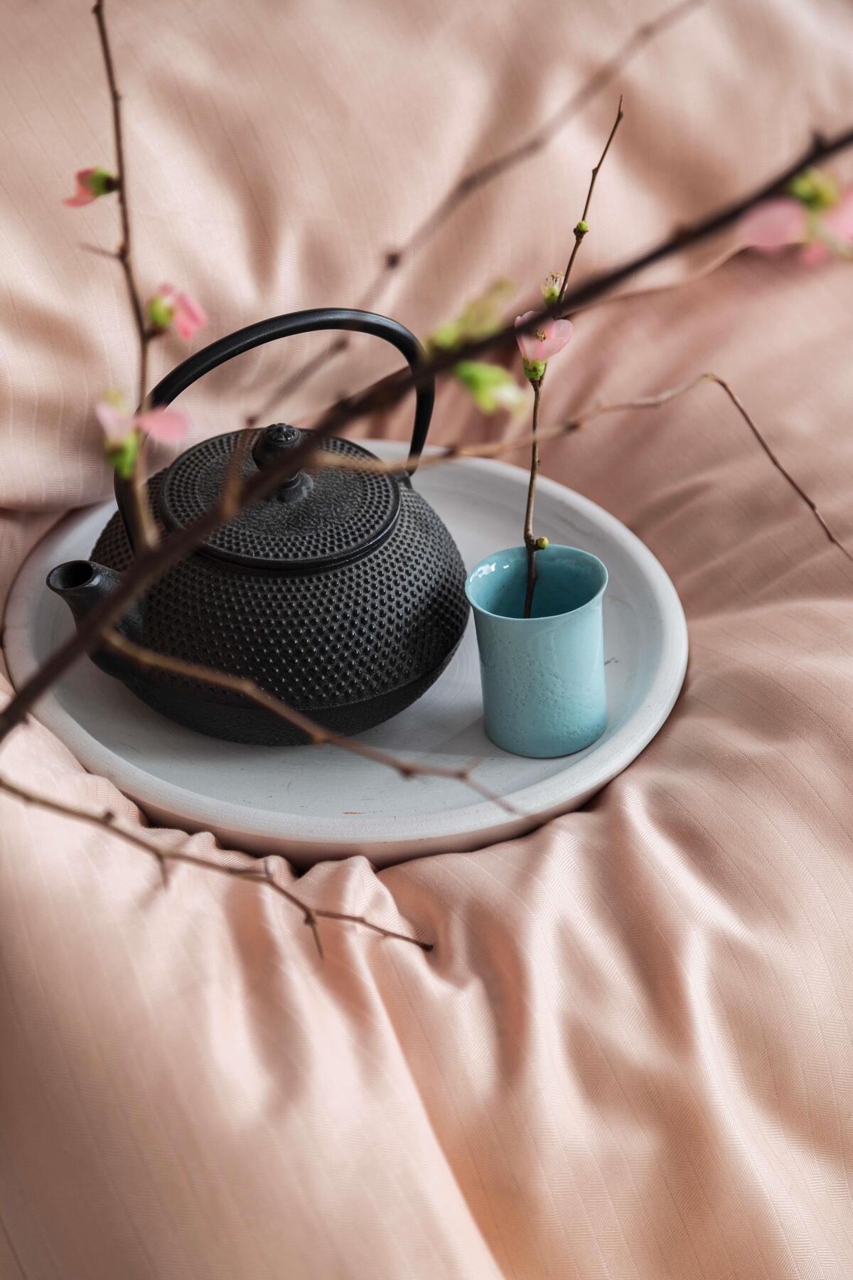 King Size Ellie Blush Bambu Nevresim Takımı