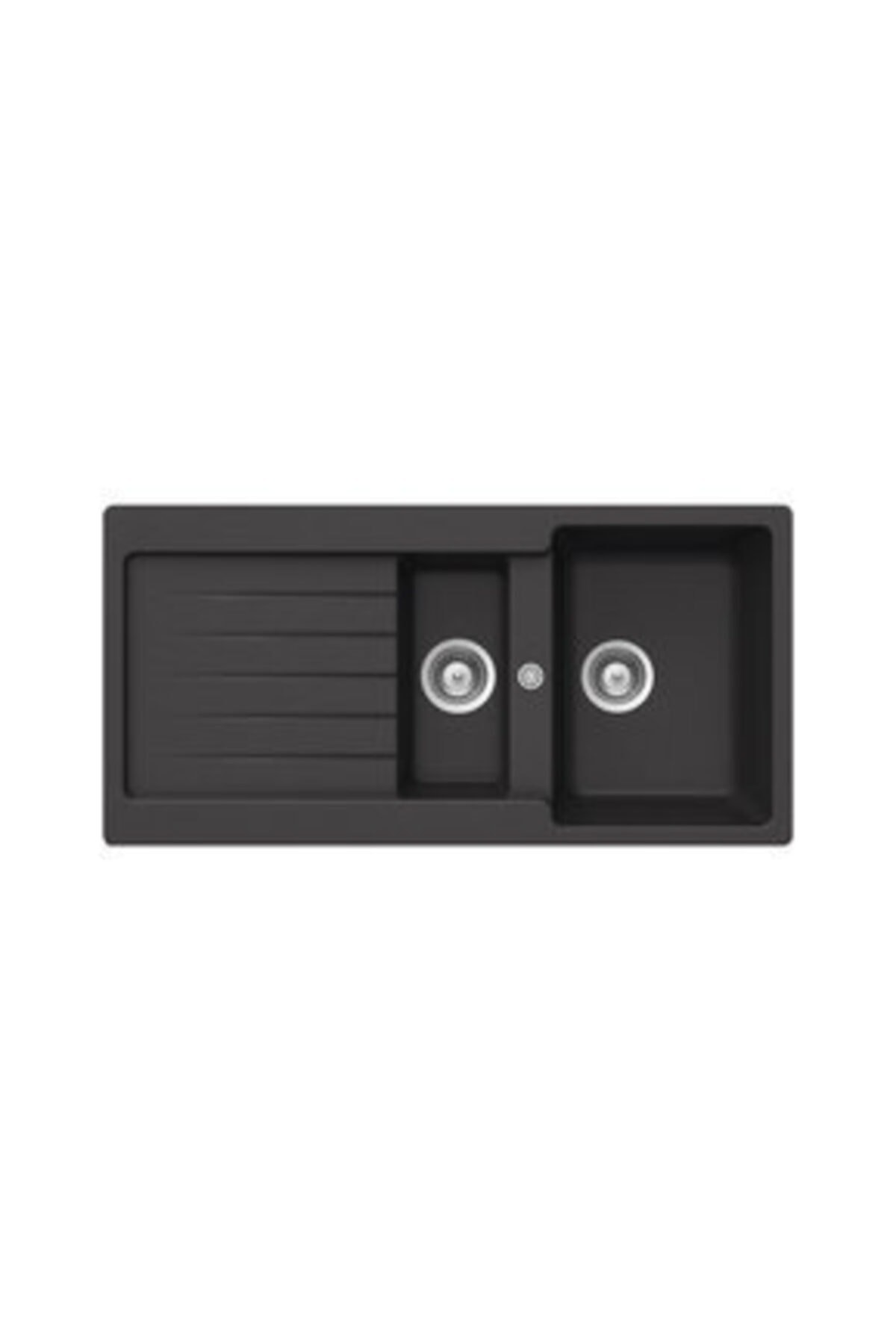 Stone 60 B-tg Metallic Black Te Granite Sink