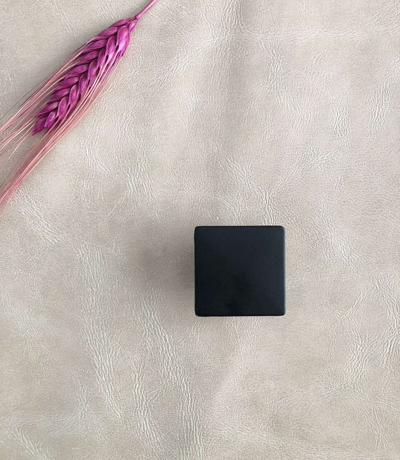 Mat Siyah Kulp Kare 35x35mm Çap