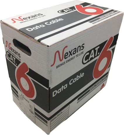 Cat6 U-Utp Ethernet 23 Awg İnternet Kablosu Bakır 305M