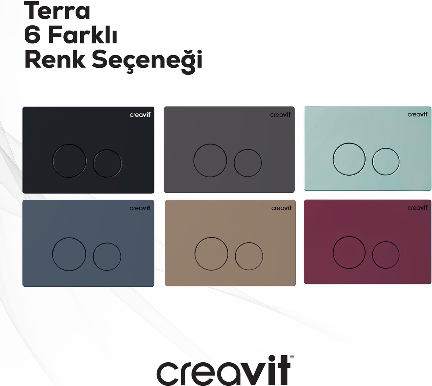 Terra Mat Siyah Boyalı Kumanda Paneli