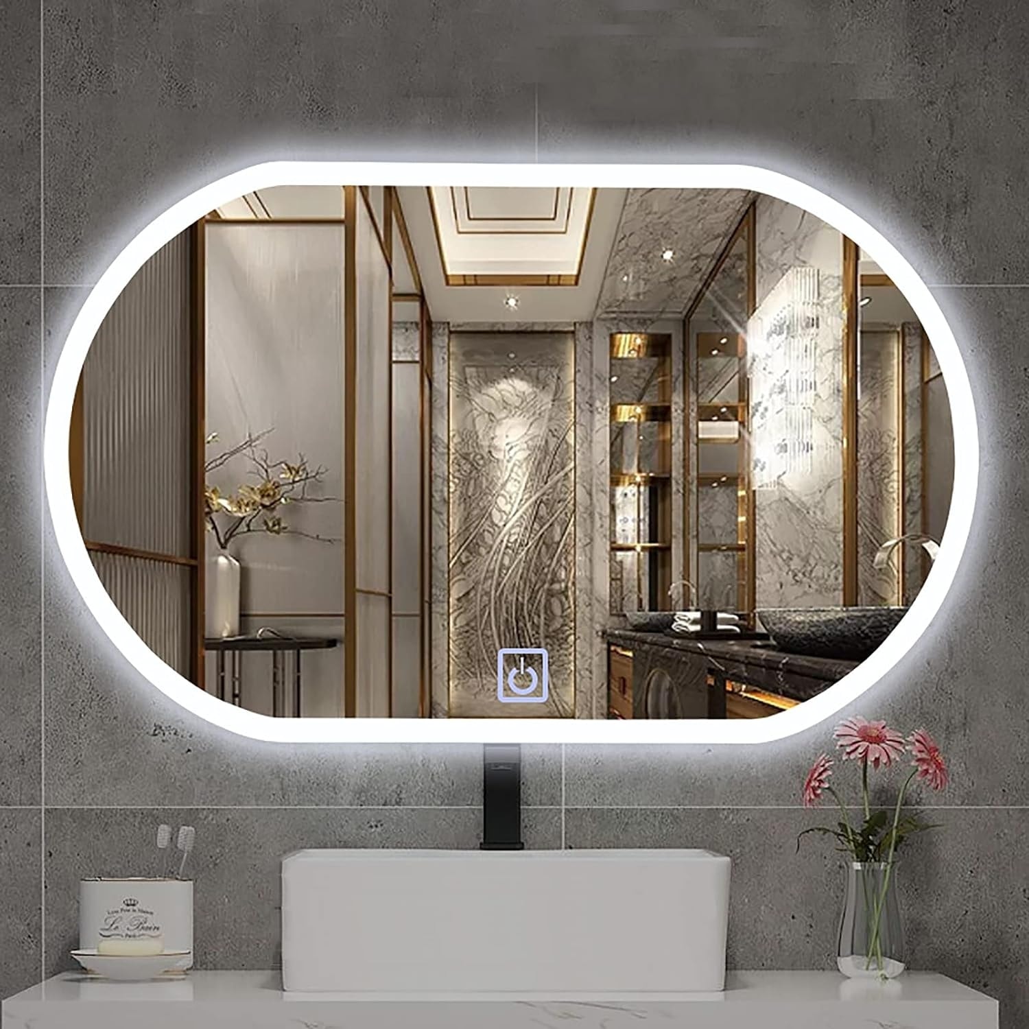 Ayna Arkası On-Off Dimmer Dokunmatik Sensör 1 Key - 12-24V - 8,33A - 100W