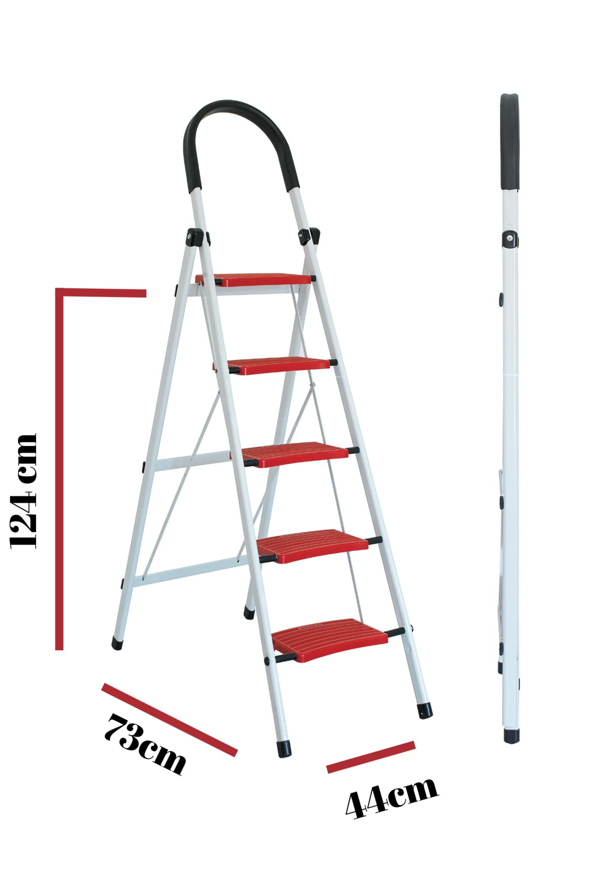 Avangarde 5 Basamaklı Ev-Ofis Tipi İnce Tasarım Şık Merdiven