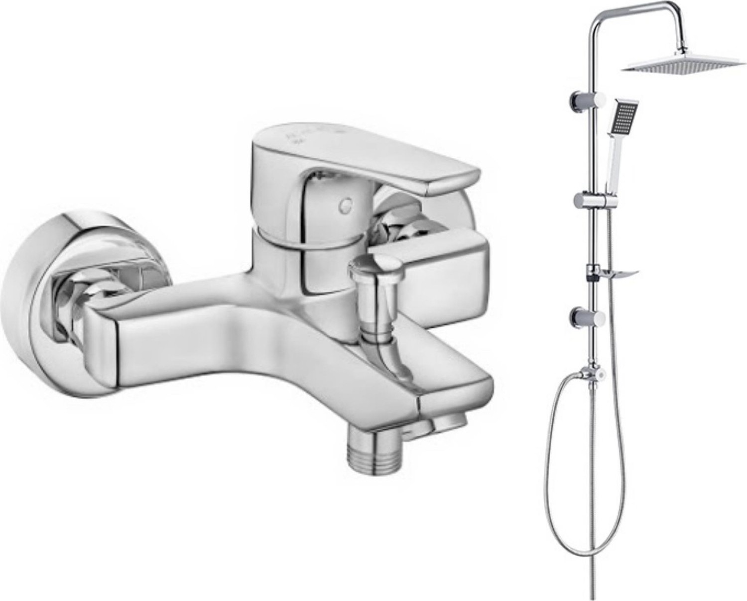 Eca Niobe Banyo Bataryası Tema Quadro Tepe Duş Takım 2'li