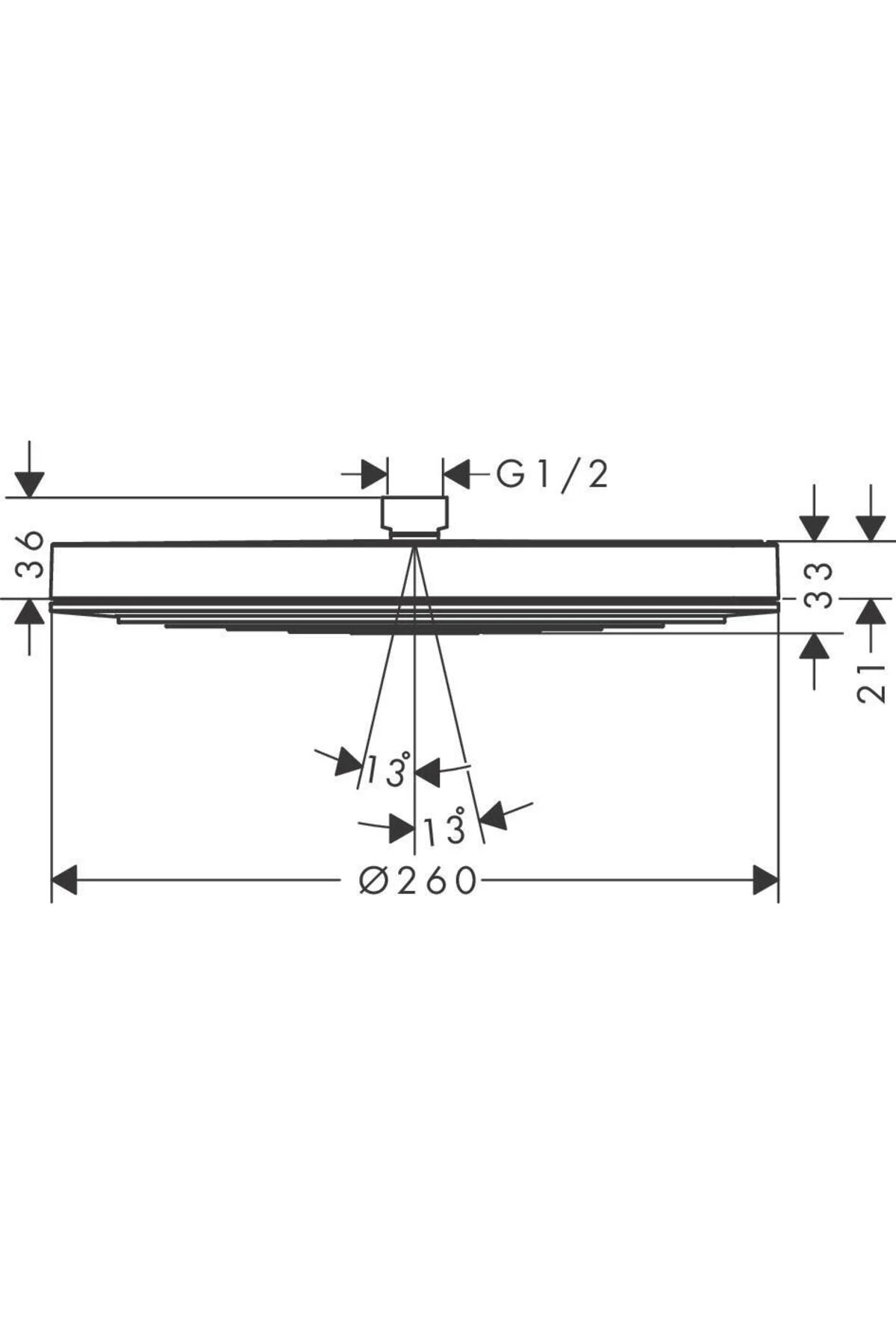 Pulsify S Tepe Duşu 260 1jet Ecosmart 260 1jet Ecosmart