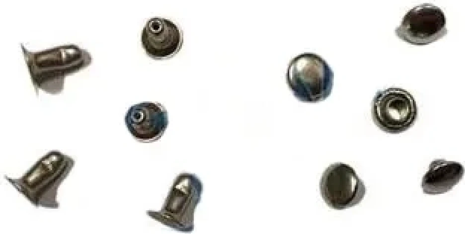 Rivet Perçin - 6mm, Nikel, 1000 Adet