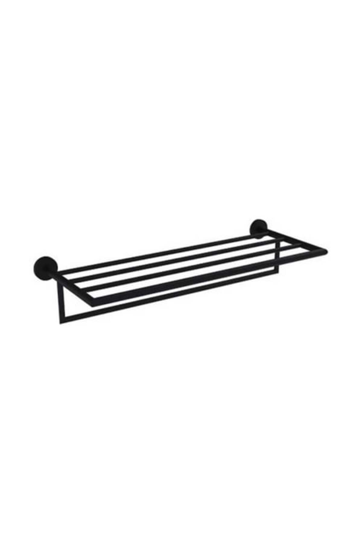 Piave Havlu Rafı 60 Cm Mat Siyah 3057-0011-ab