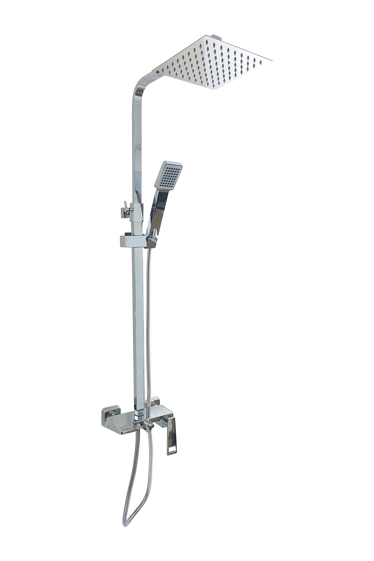 Waterfall Krom Yağmurlama Robot Duş Seti & Banyo Bataryası