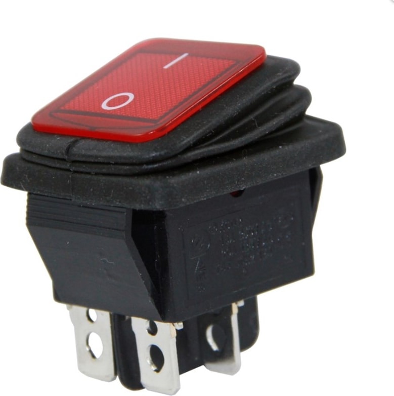 Geniş Körüklü Işıklı Anahtar On-Off (IC-104W)