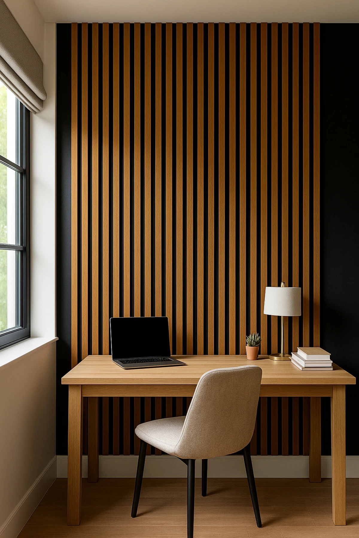 Bambu Kendinden Yapışkanlı Duvar Çıta – 12 Adet | 240 cm Uzunluk | 18 mm Kalınlık Dekoratif Panel