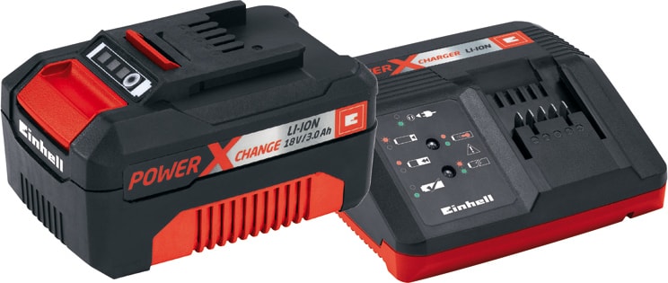 EİNHELL 18V Power X-Change 3 Ah Akü + Hızlı Şarj Cihazı