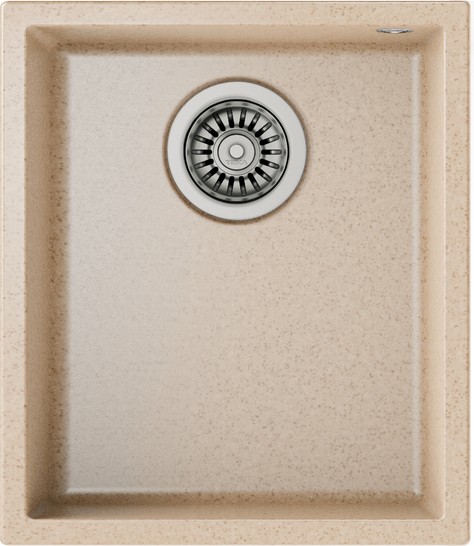 SQUARE 34.40 TG AVENA BEIGE Tezgahaltı Granit Eviye Bej 34 cm 115230032