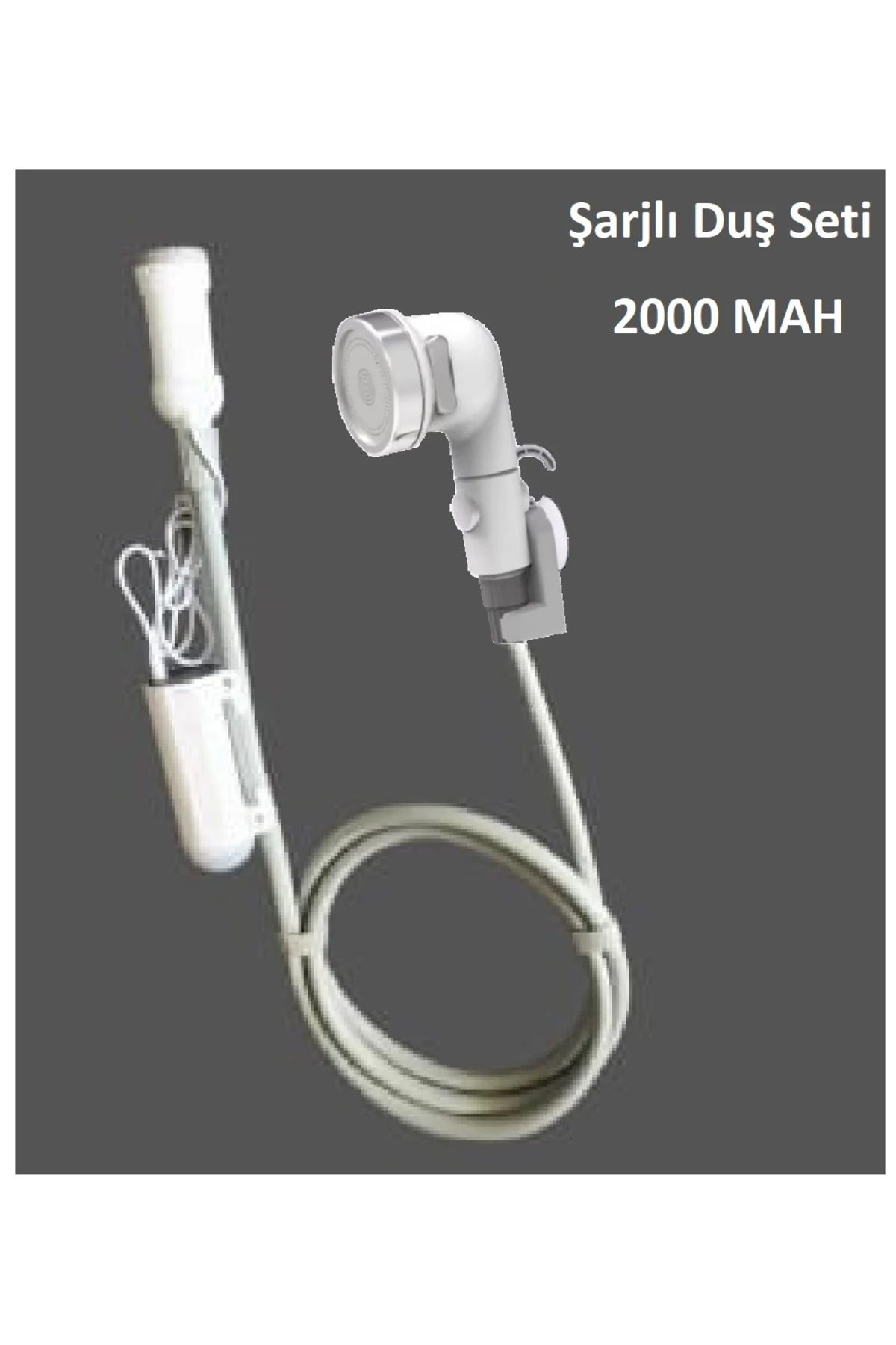 Portatif Kamp Duşu Kaliteli ve USB Şarjlı Damacanaya girebilen Araç Karavan her yerde