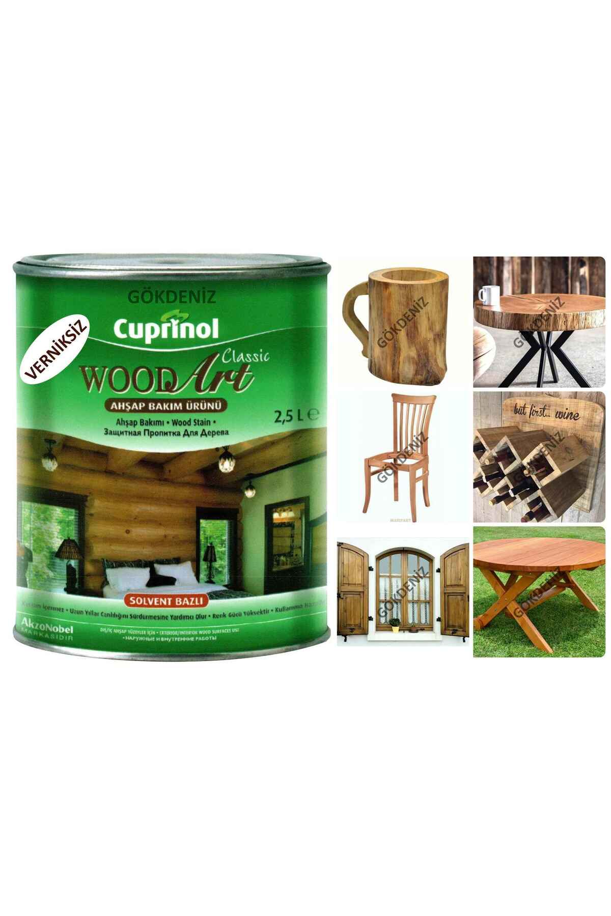 Woodart Classic Verniksiz Ahşap Bakım Ürünü 2.5lt-ahşabı Iç-dış Hava Şartlarına Karşı Korur