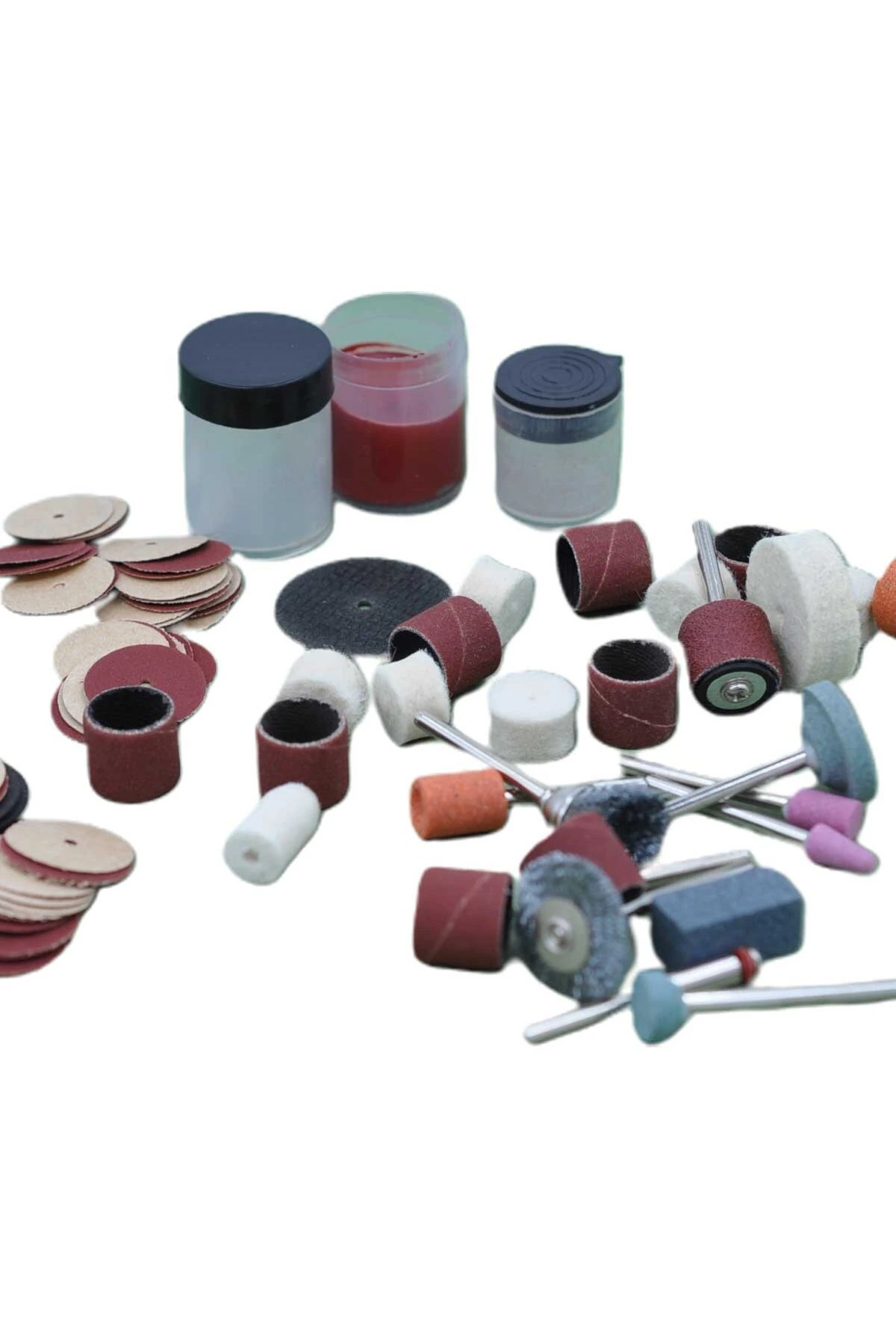 105 Parça Oyma Taşlama Zımpara Fırçalama Dremel Gravür Uç Set Hobi Seti