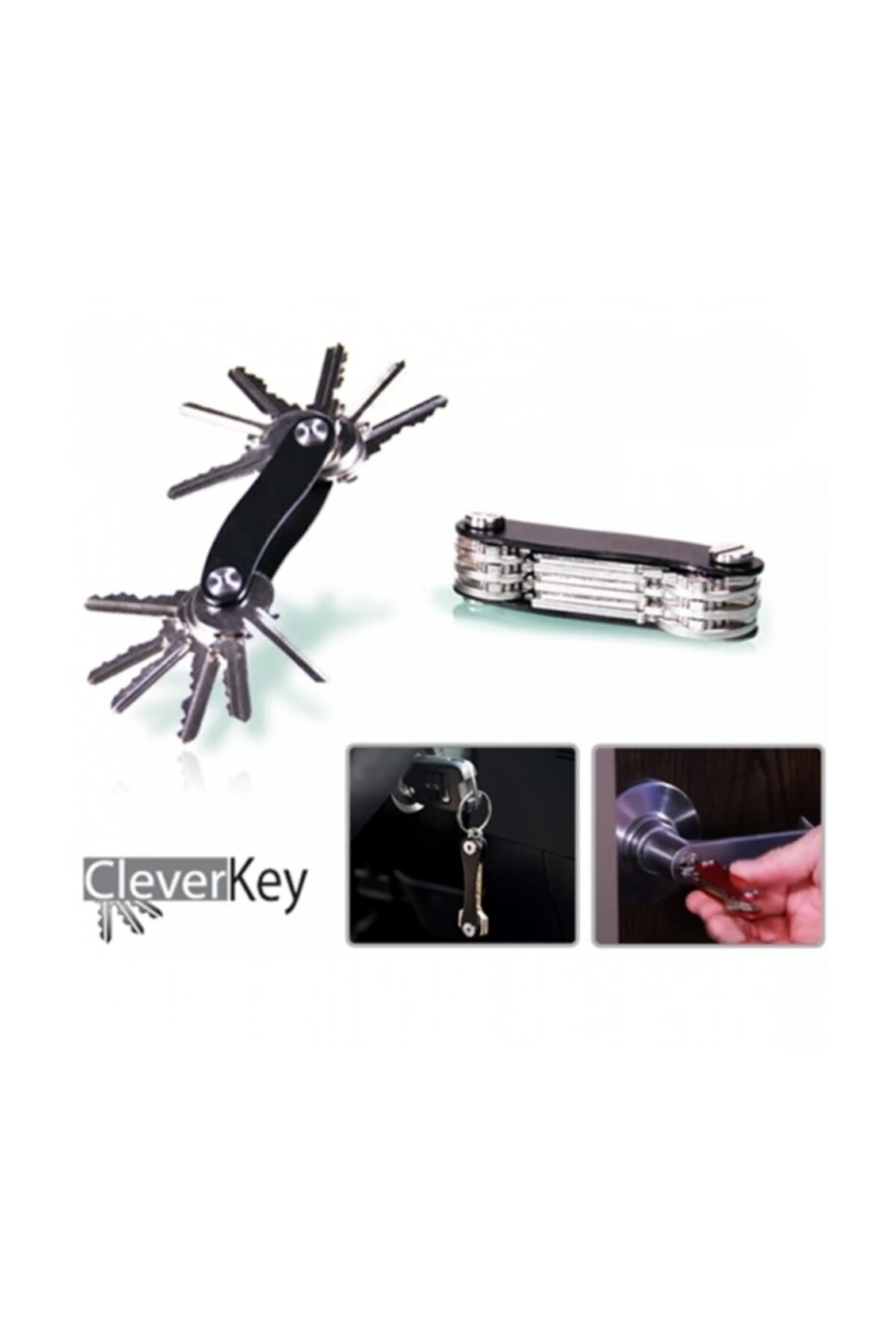 Clever Key Akıllı Anahtarlık Düzenleyici Çoklu Anahtar Organizeri