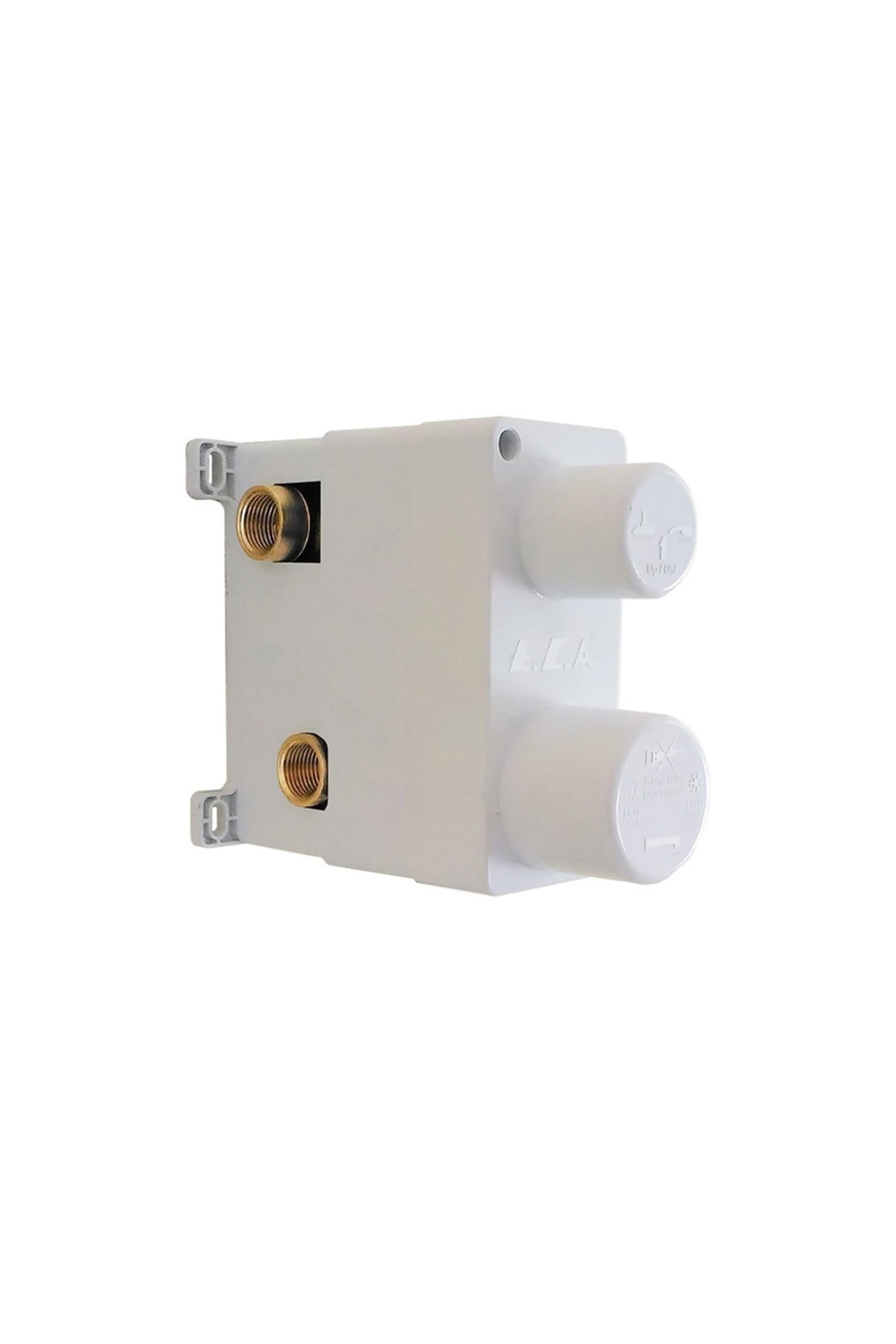 Dalia Yuvarlak Ankastre Gömme Banyo Bataryası Duş Seti Tüm Parçalar Dahil Tavandan