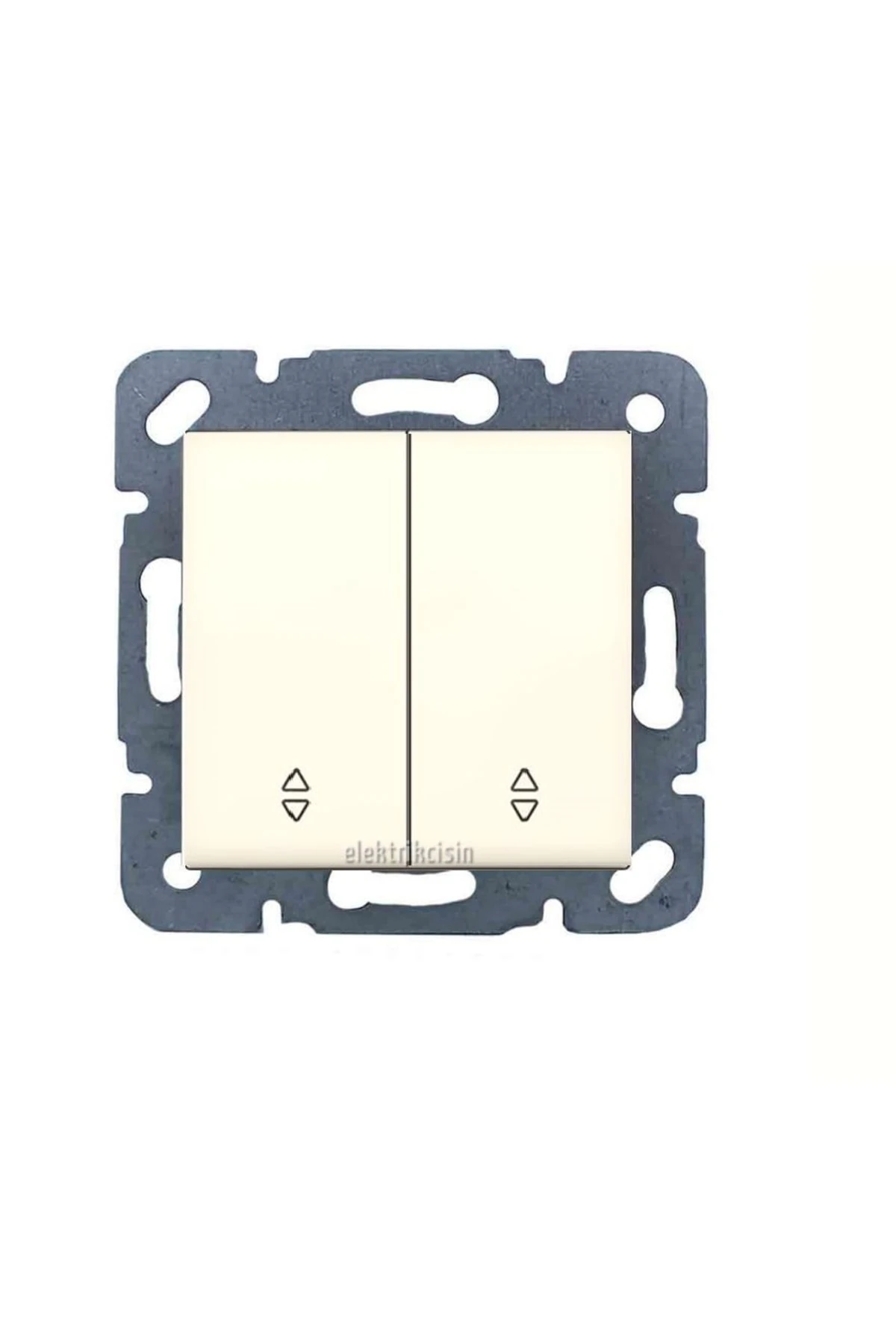 Meridian Krem Ikili Vavien (komütatör Vavien) (çerçeve Hariç) 1 Adet