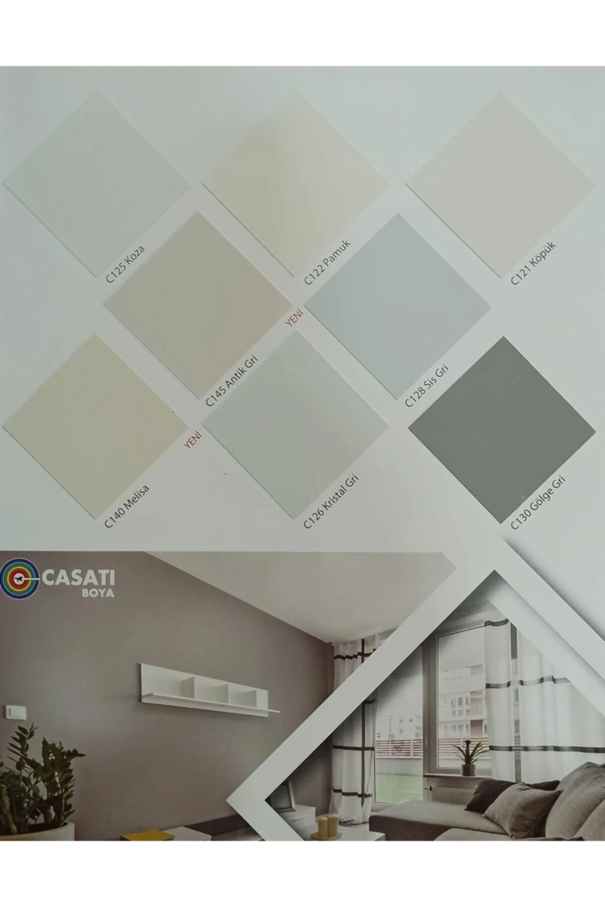 Silikonlu Ipek Mat Iç Cephe Boyası