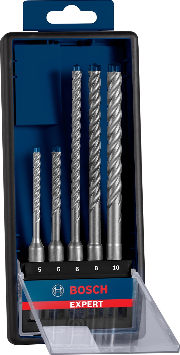 BOSCH Expert Sds Plus-7x Kırıcı Delici Delme Ucu Seti 5/6/6/8/10 mm 5 Parça