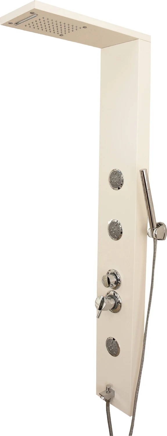 Fırat Beyaz Duş Paneli,Masajlı Duş Seti, Robot Duş, Duş Kolonu ,dikey jacuzzi