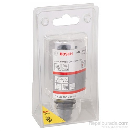BOSCH - Speed Serisi Çok Amaçlı Delik Açma Testeresi (Panç) - 25 Mm, 1"