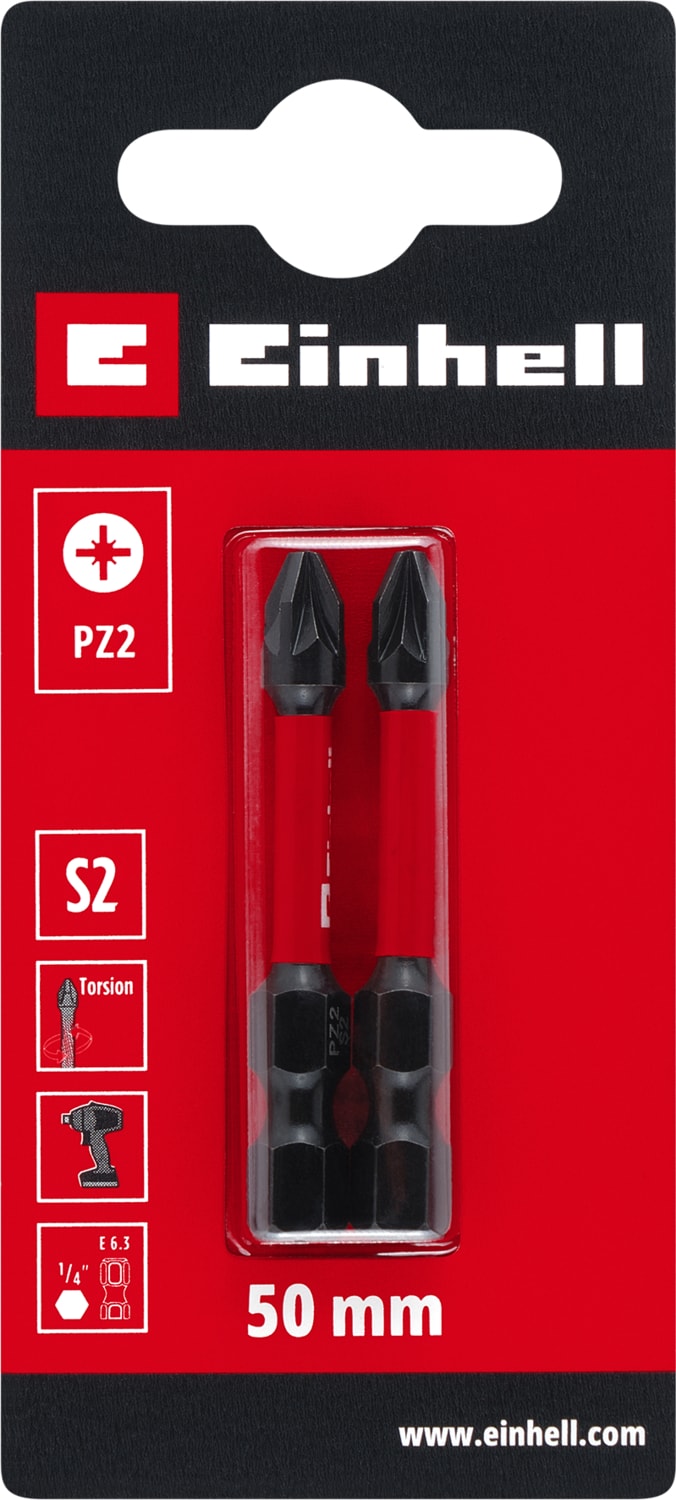 EİNHELL Pozidriv Yıldız Bits Uç 50 mm Pz2 2 Adet