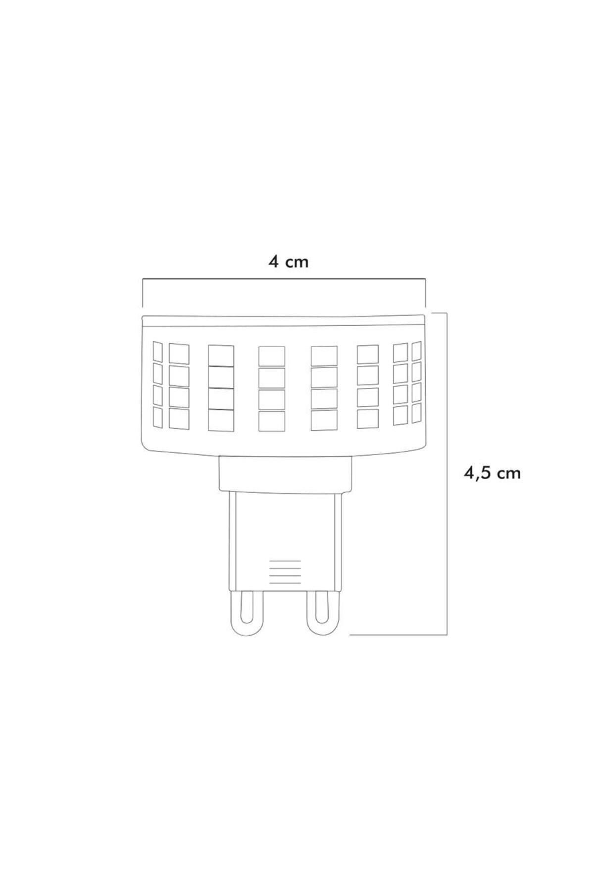 Smd Led Ampul G9 9W 3000K ERD-270