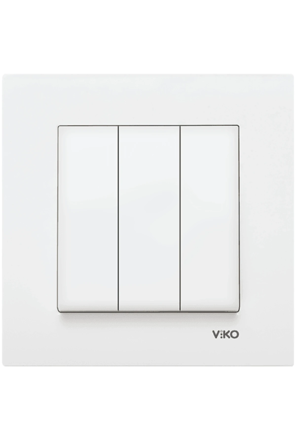 Viko Karre Üçlü Anahtar Beyaz (Çerçeve Dahil) 90967068 (2 Adet)