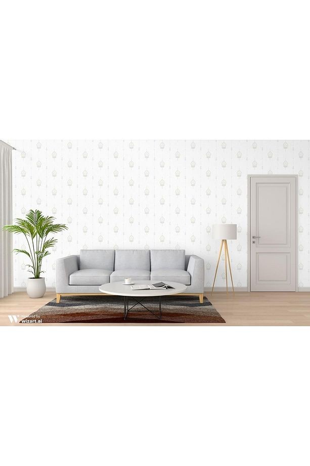 Tropicano Modern Renkli Duvar Kağıdı 9902-1: Beyaz | Ce, Iso 9001, Iso 10002, Iso 14001
