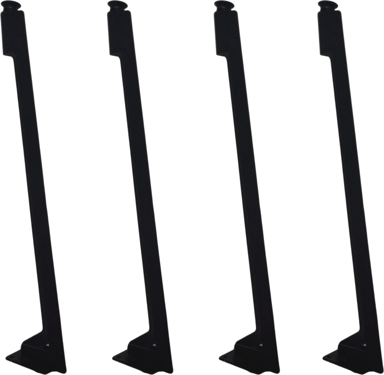 4'lü Dekoratif Metal Firkete Sehpa Ayağı 52 cm Yükseklik
