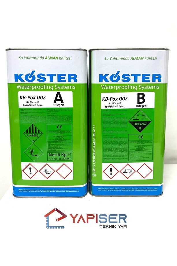 Kb Pox 002 / 6 Kg Epoksi Esaslı Poliüretan Astarı