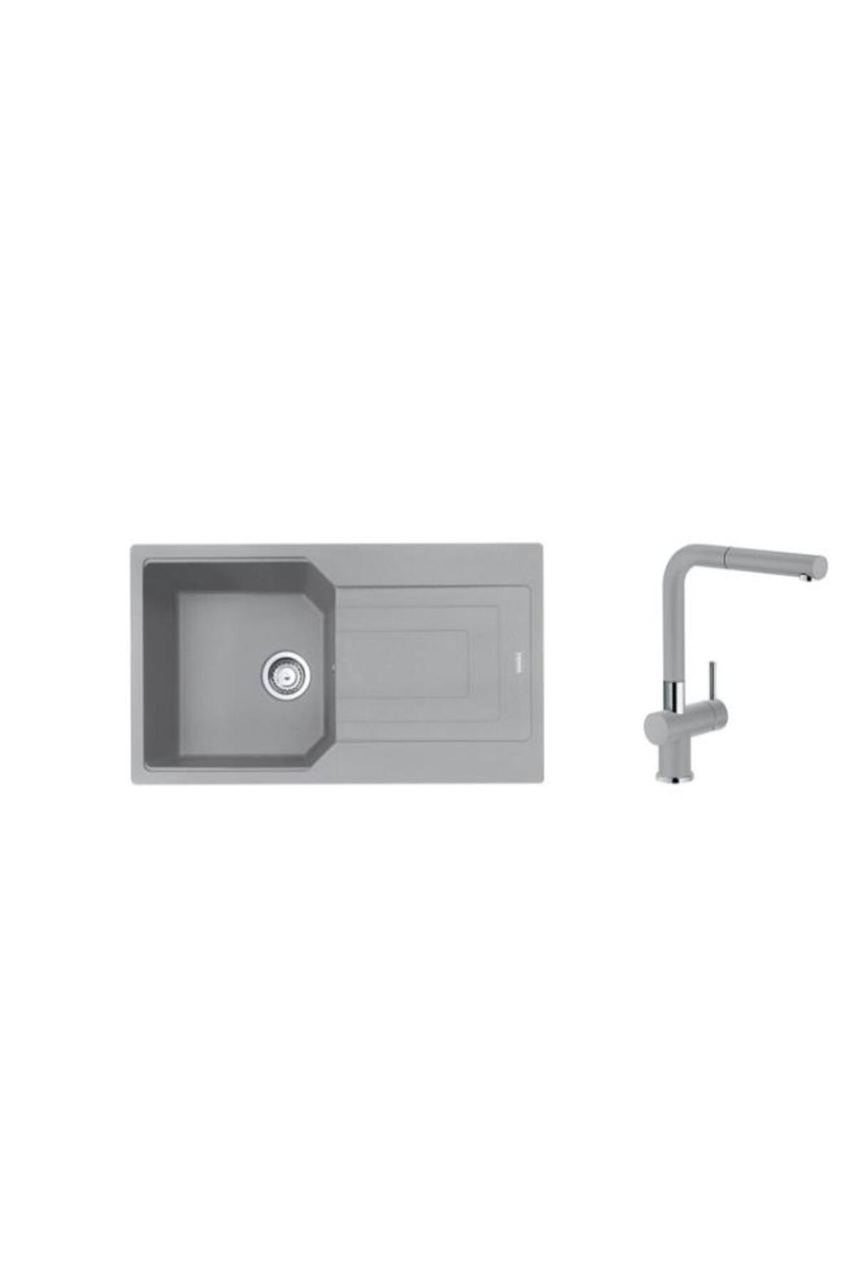 Ubg 611-86 Stone Grey Eviye Actıve Doccıa Plus Armatür Set Kampanya