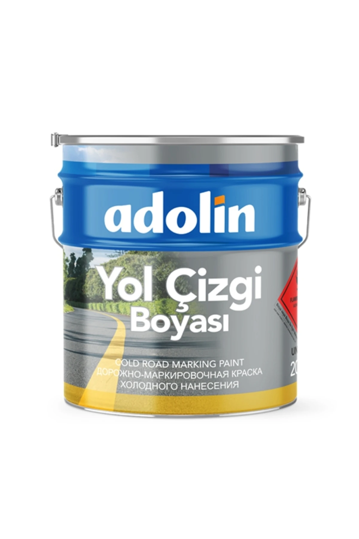 Adolin Yol Çizgi Boyası Renk Seçenekleri İle 20KG