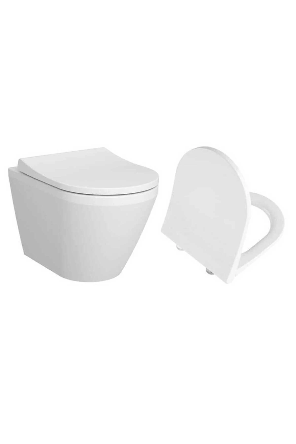 Integra Rim-Ex Asma Klozet ve Kapak Takımı, Mat Beyaz