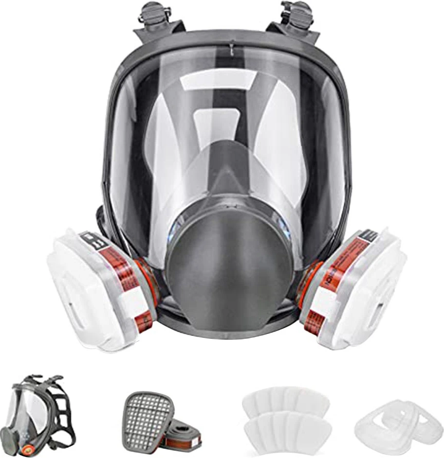 Tam Koruma Maskesi Solunum Koruması Aktif Karbon Filtreli Solunum Yeniden Kullanılabilir Koruyucu Maske (Yurt Dışından)