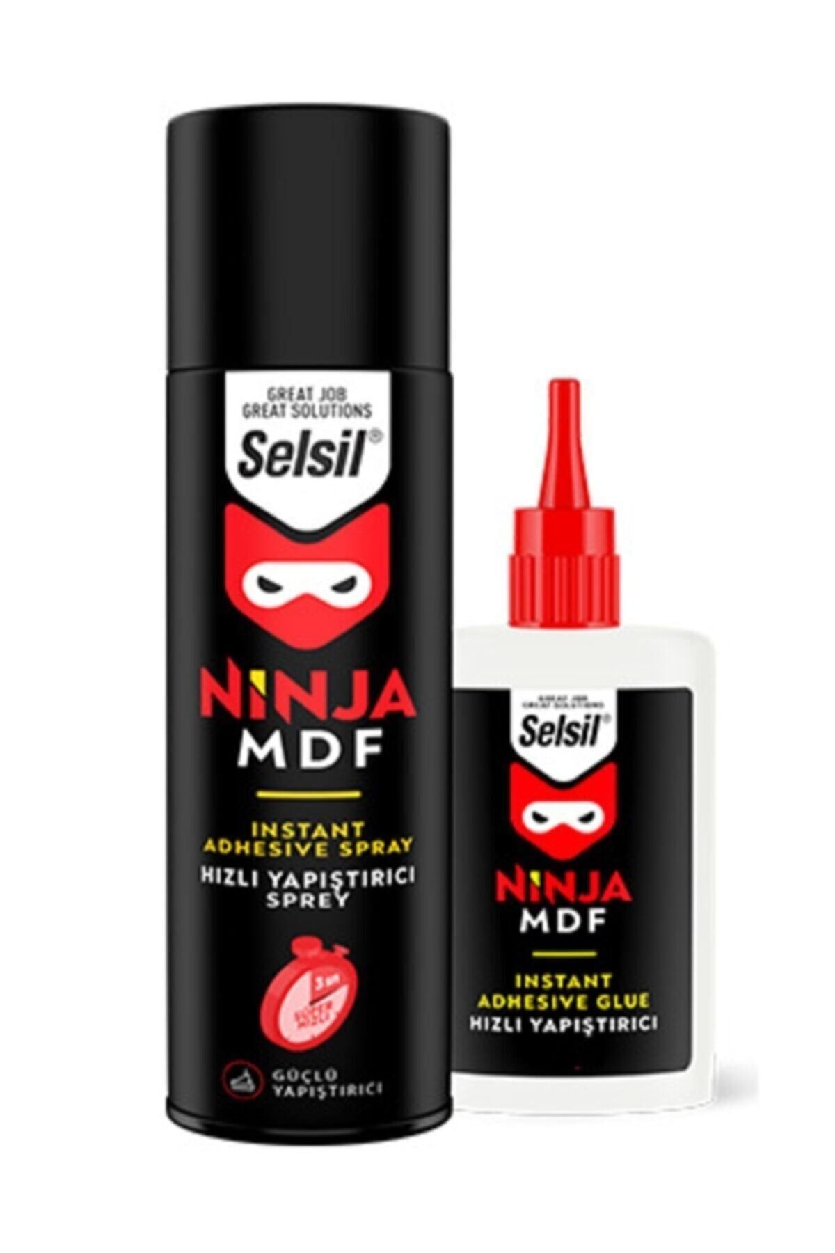 Ninja Mdf Hızlı Yapıştırıcı 400 Ml +100 Ml