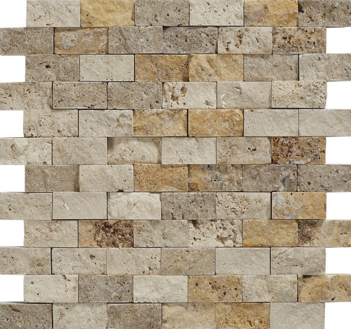 Miks Traverten Patlatma Taş 2,3 x 4,8 cm