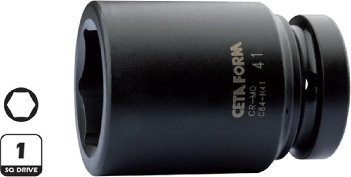 1"6 Köşe Derin Havalı Lokma Anahtar-70 mm C84-H70