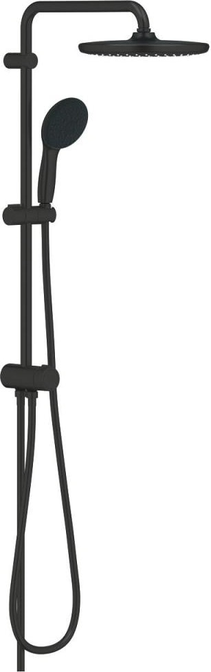 Tempesta System 250 Duvar Bağlantılı Divertörlü Duş Sistemi - 269802431 Mat Siyah