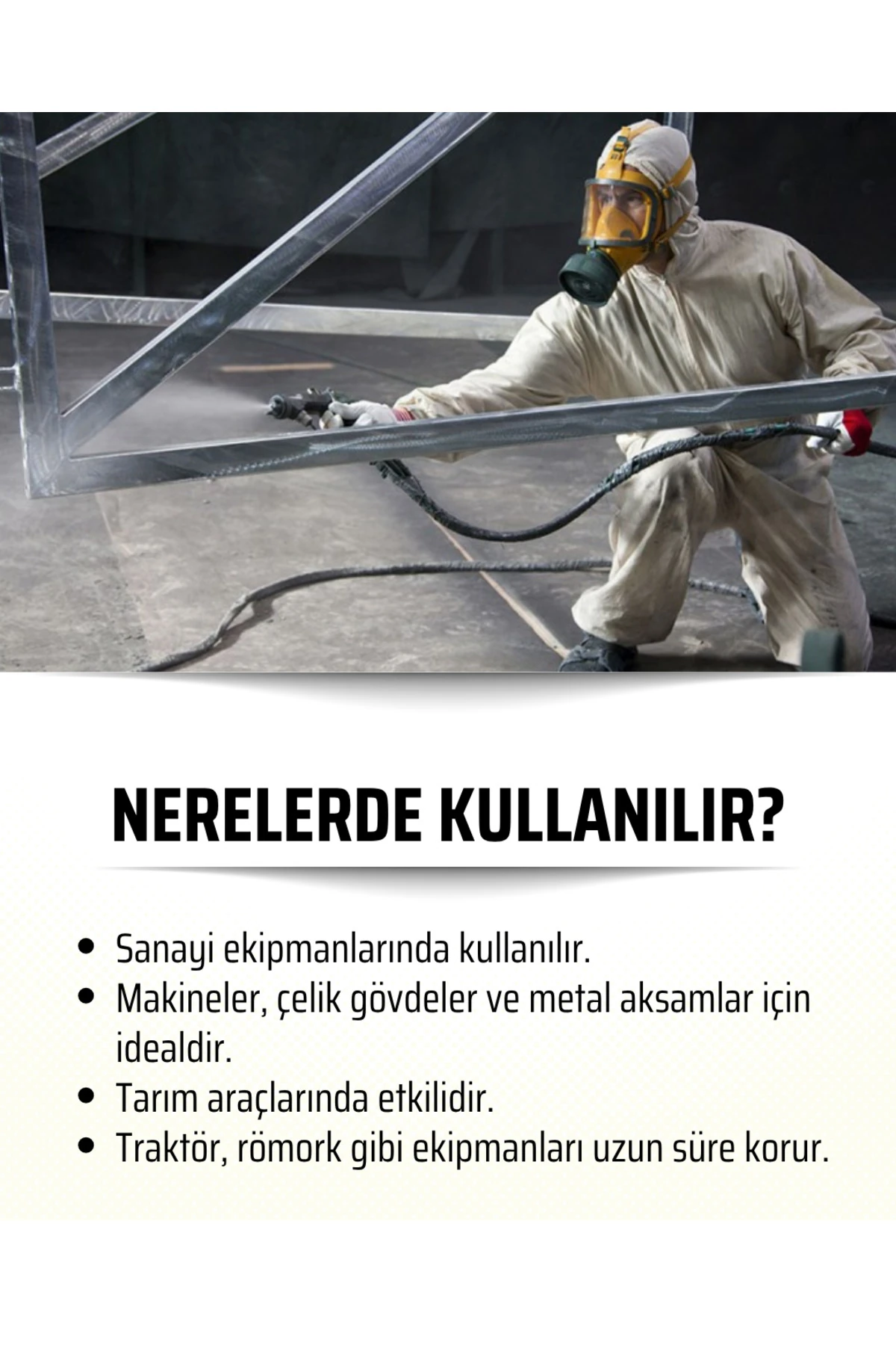 Metal Yüzeyler İçin Hızlı Kuruyan Ekonomik Sanayi Boyası – Yarı Mat