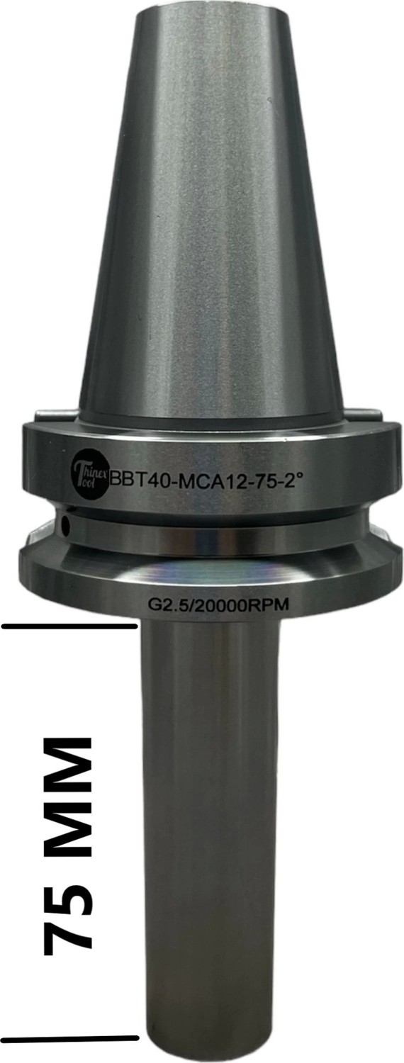 BBT40 MCA12 - 75 Boy Vidalı Tutucu M12X75 Boy Vidalı Tutucu